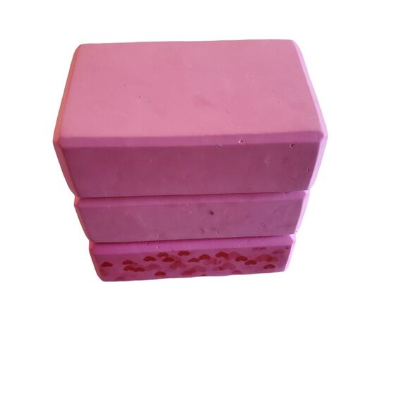 Yoga Blocks x3 Pink Yoga Blocks - Picture 4 of 4